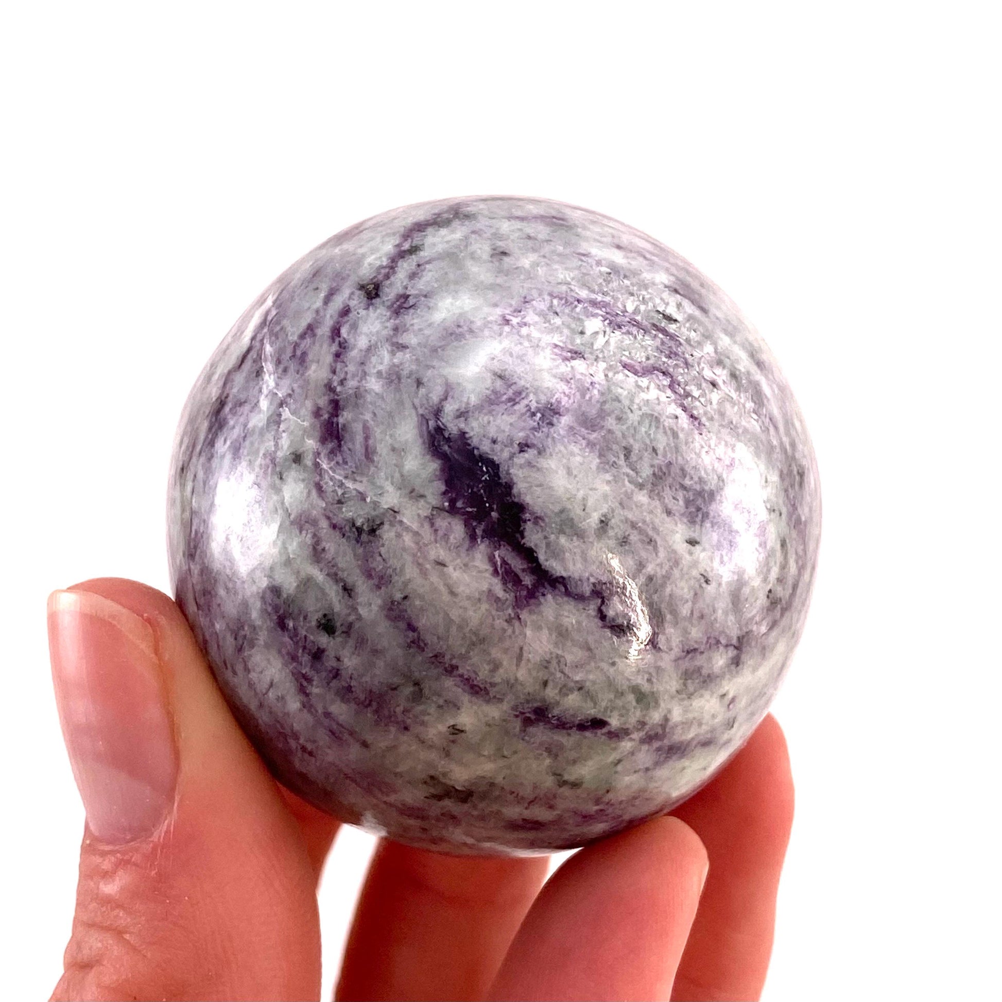 Kammererite Sphere, polished kammererite, kammererite crystal, kammererite ball, crystal ball, crystal sphere