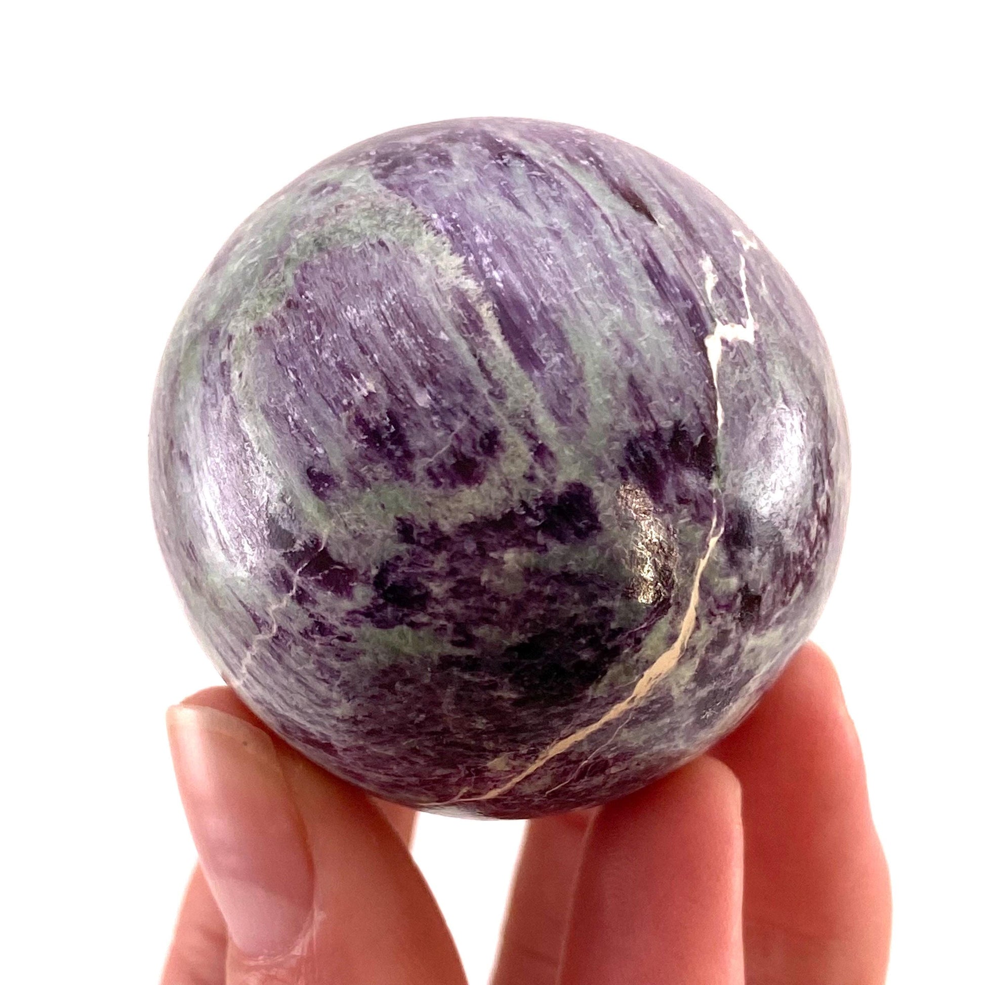 Kammererite Sphere, polished kammererite, kammererite crystal, kammererite ball, crystal ball, crystal sphere