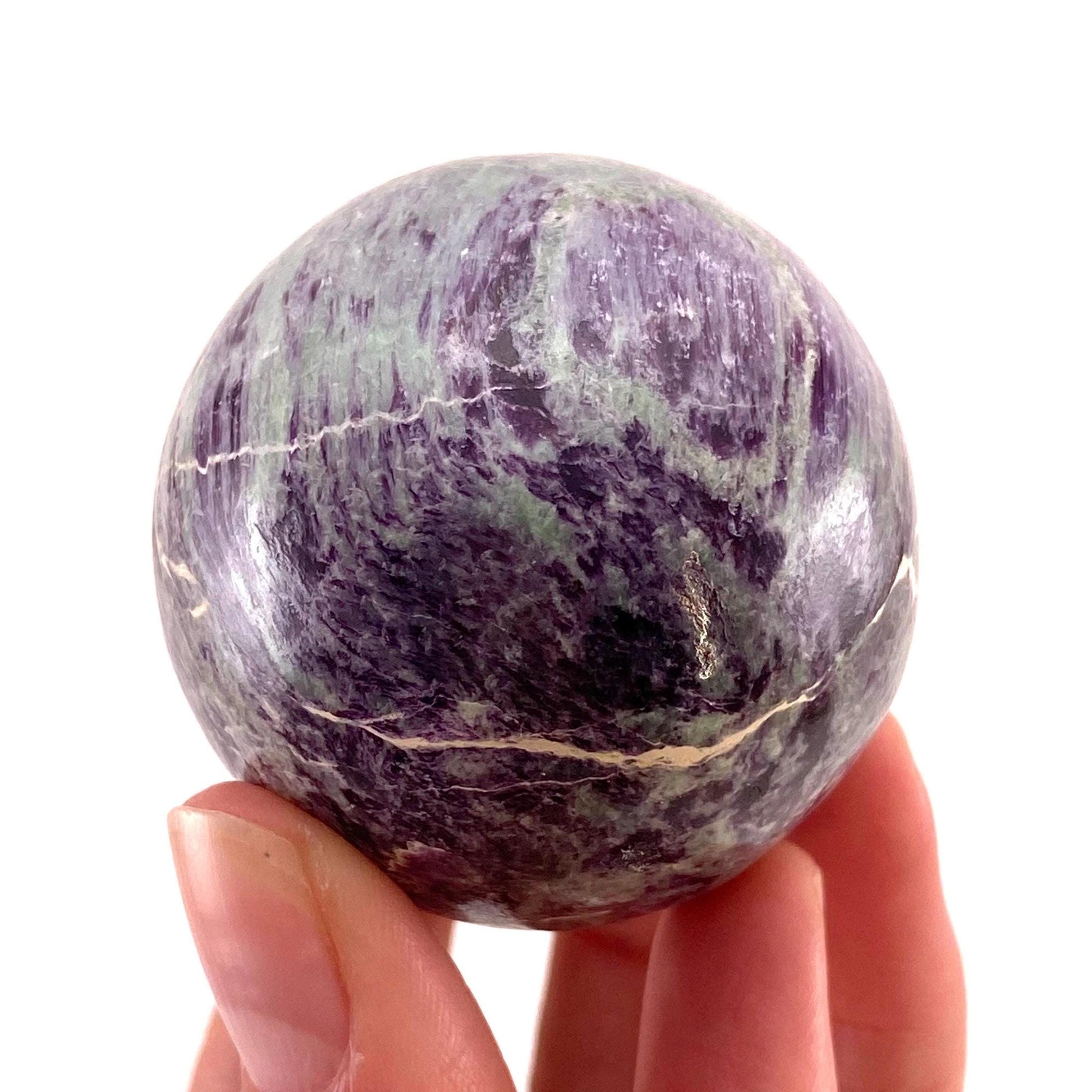 Kammererite Sphere, polished kammererite, kammererite crystal, kammererite ball, crystal ball, crystal sphere