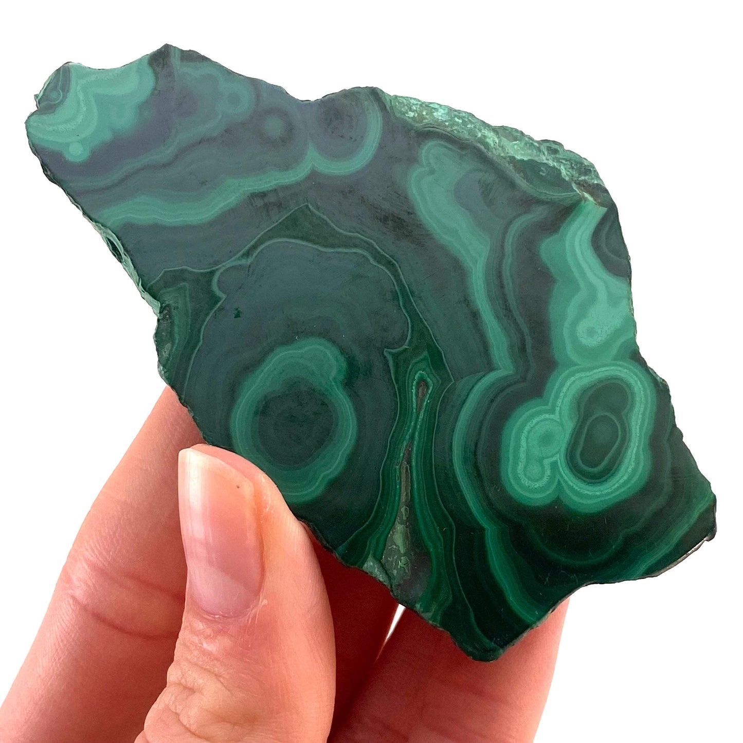 Malachite & Chrysocolla Slice (Congo), natural malachite, malachite slice, malachite slab, malacolla slice, polished malachite