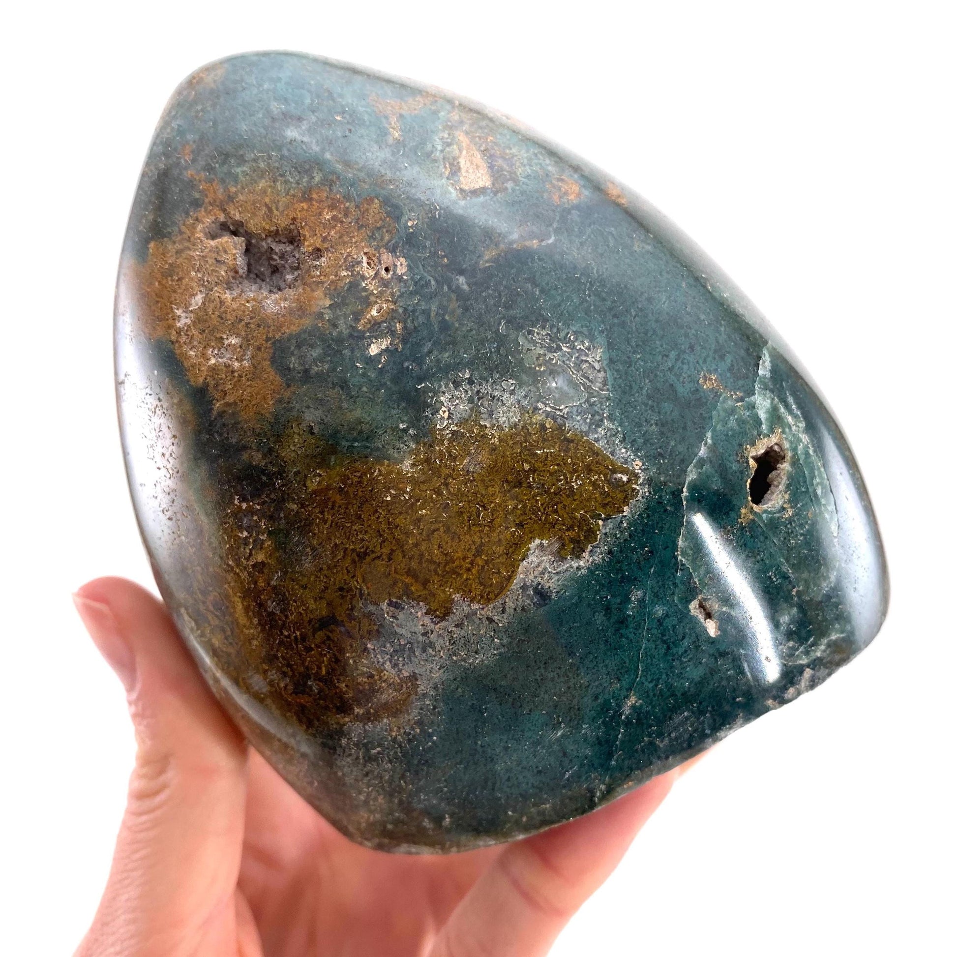 Ocean Jasper Freeform, crystal cluster, ocean jasper, polished ocean jasper, ocean jasper crystal