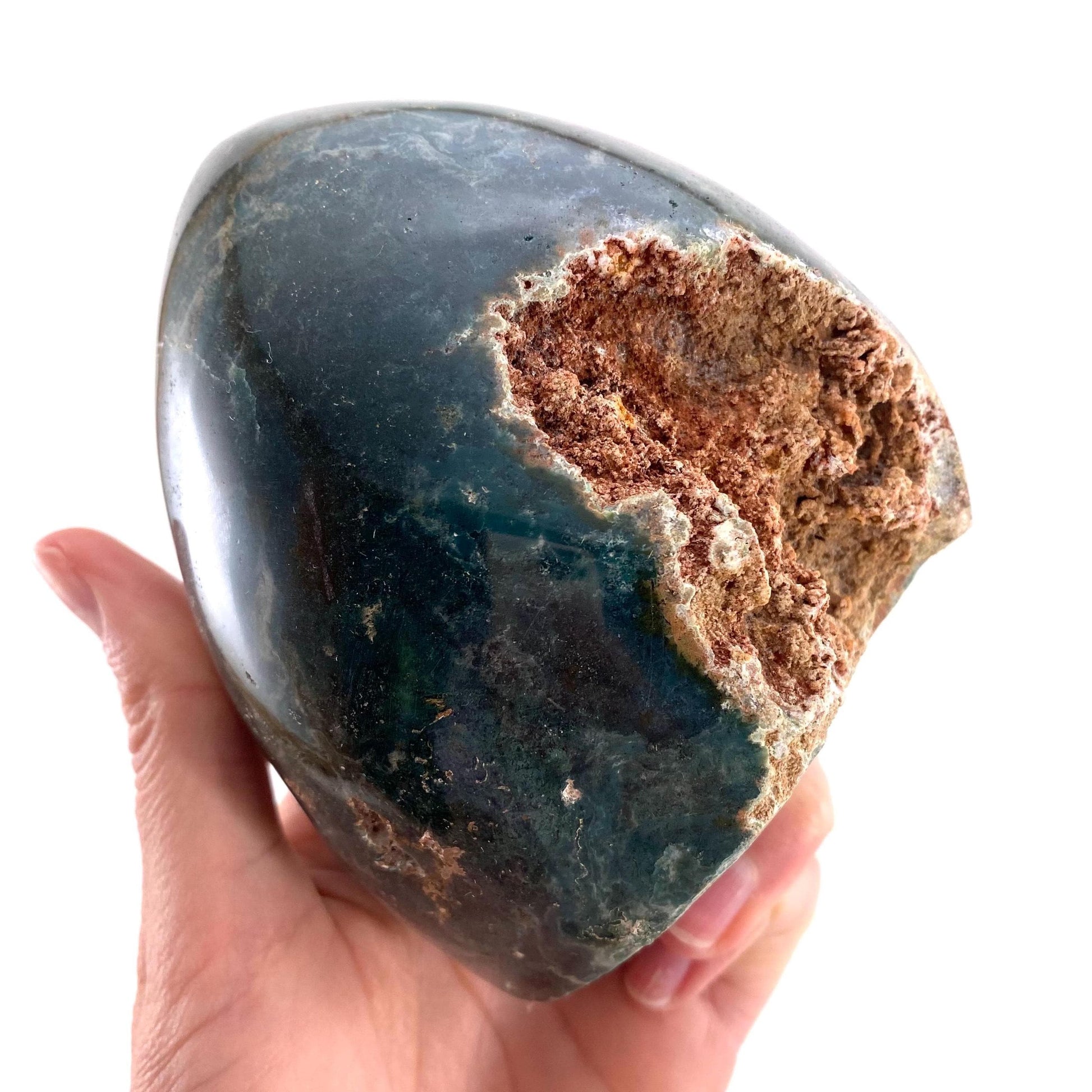Ocean Jasper Freeform, crystal cluster, ocean jasper, polished ocean jasper, ocean jasper crystal