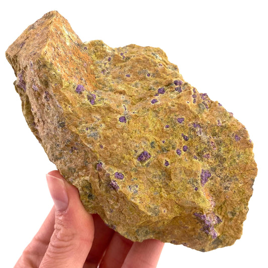 Raw Atlantisite (Tasmania) | stichtite in serpentine, serpentine, purple stichtite, stichtite