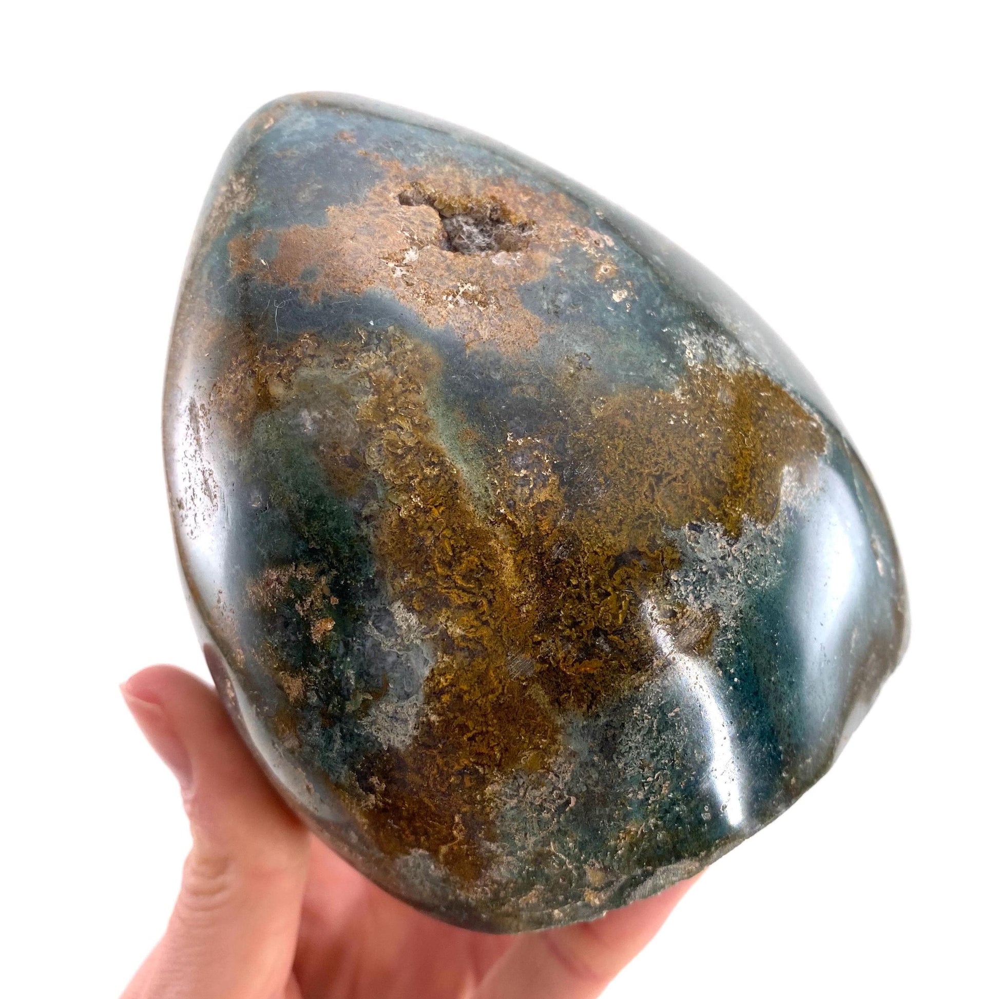 Ocean Jasper Freeform, crystal cluster, ocean jasper, polished ocean jasper, ocean jasper crystal