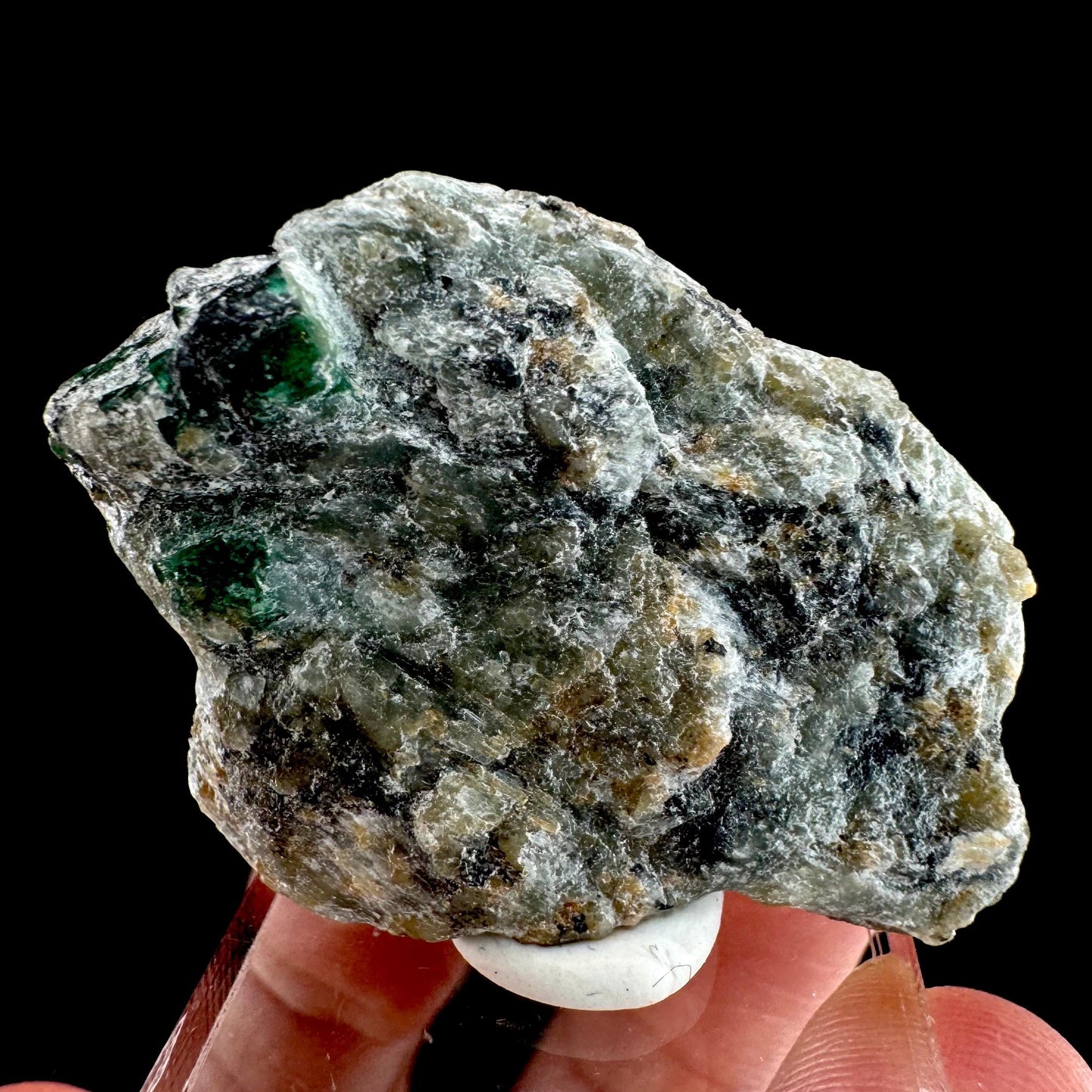 Natural Emerald on Matrix (Pakistan) | beryl var. emerald, green emerald, raw emerald, emerald crystal, mineral specimen
