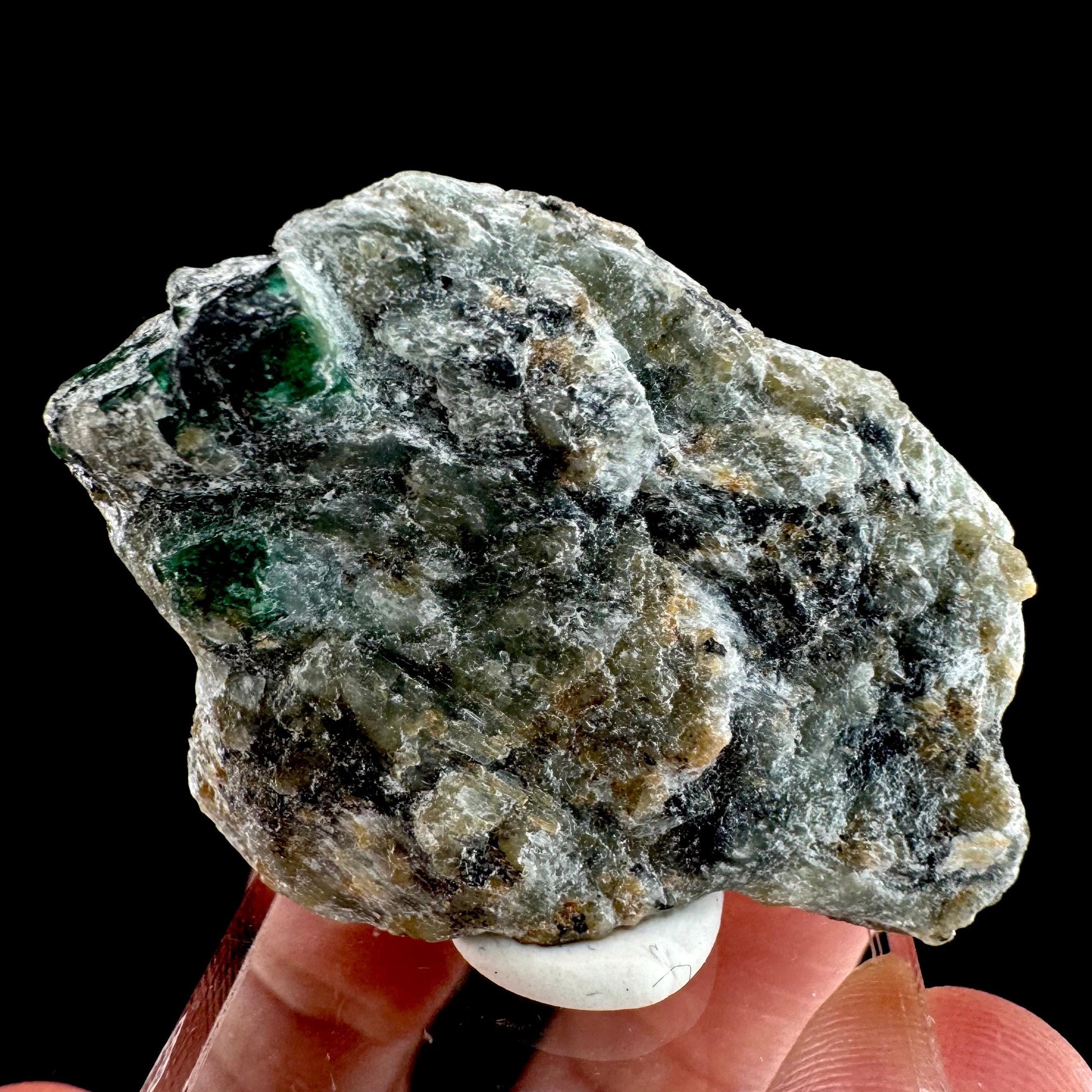 Natural Emerald on Matrix (Pakistan) | beryl var. emerald, green emerald, raw emerald, emerald crystal, mineral specimen