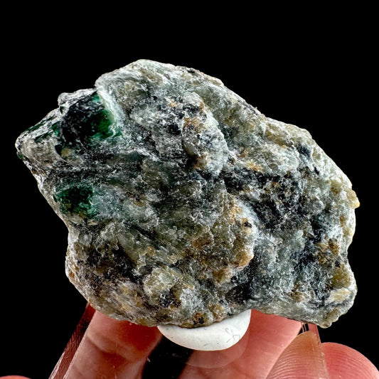 Natural Emerald on Matrix (Pakistan) | beryl var. emerald, green emerald, raw emerald, emerald crystal, mineral specimen
