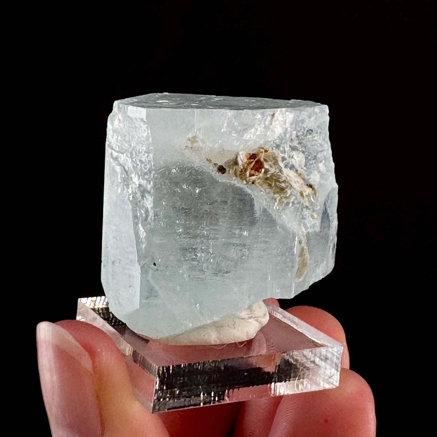 Aquamarine with Muscovite (Pakistan) | terminated Aquamarine, raw Aquamarine, natural Aquamarine crystal, aquamarine specimen