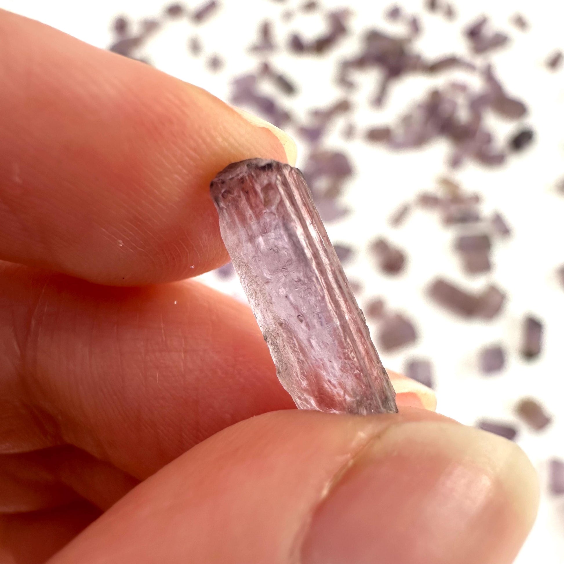 Rare! Purple Scapolite Crystals (Afghanistan) | natural scapolite crystal, purple scapolite, mineral specimen