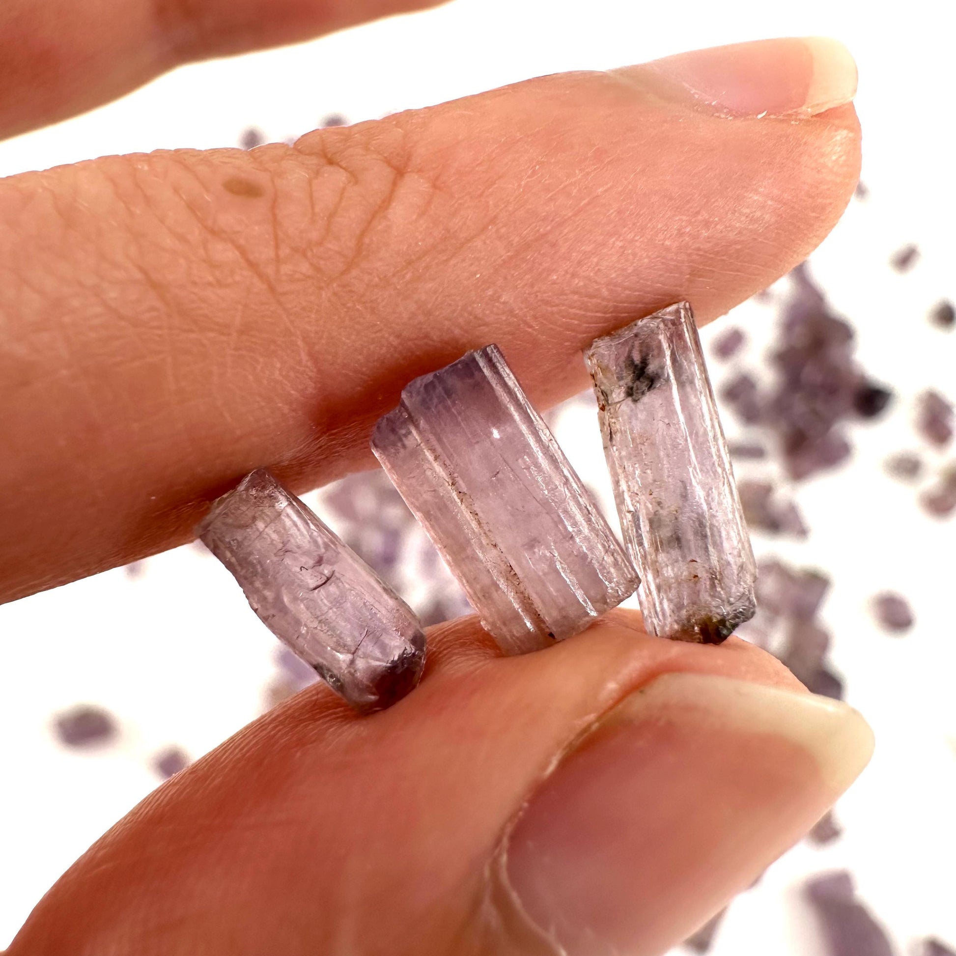 Rare! Purple Scapolite Crystals (Afghanistan) | natural scapolite crystal, purple scapolite, mineral specimen