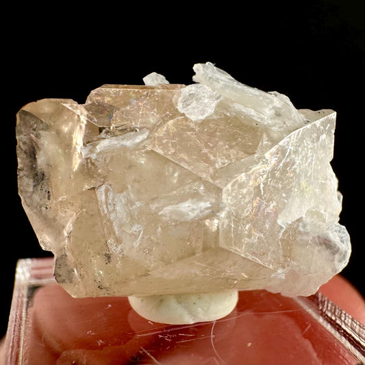 Champagne Topaz on Albite Matrix (Pakistan) | topaz crystal, rare crystals, mineral specimen, rare minerals, natural topaz, golden topaz