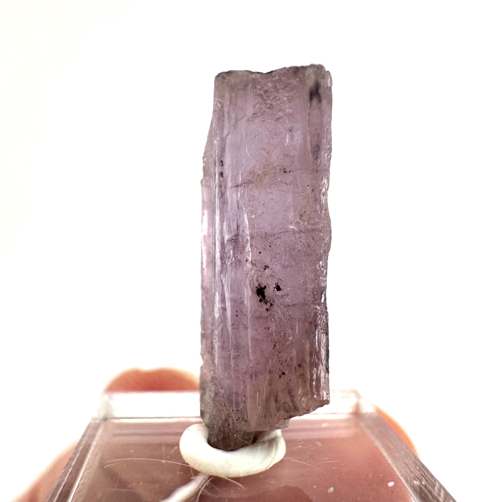 Scapolite var. Marialite (Afghanistan), purple scapolite, terminated scapolite crystal, mineral specimen, rare gems