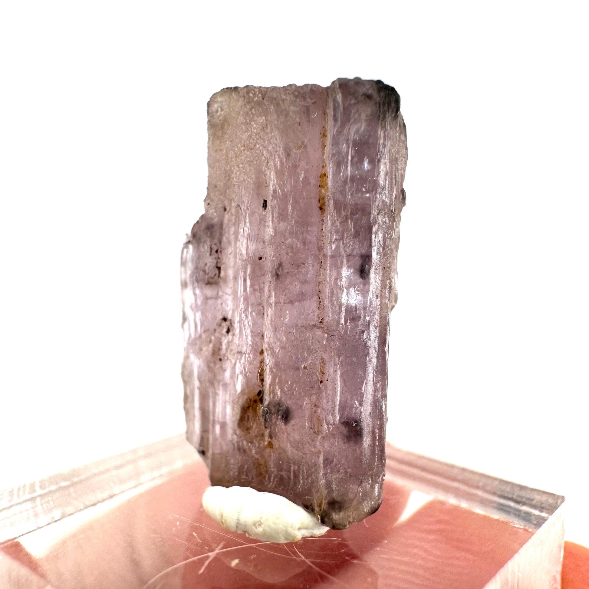 Scapolite var. Marialite (Afghanistan), purple scapolite, terminated scapolite crystal, mineral specimen, rare gems
