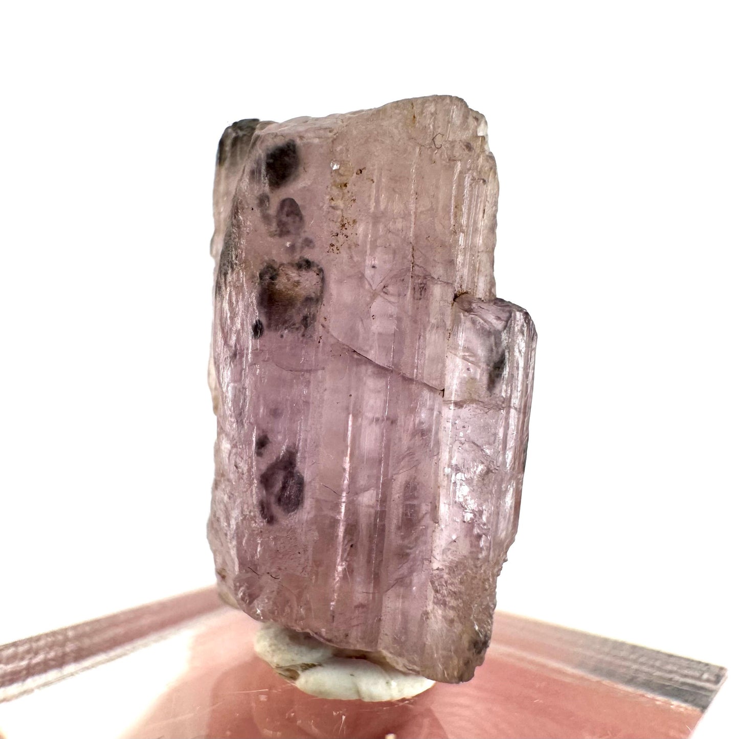 Scapolite var. Marialite (Afghanistan), purple scapolite, terminated scapolite crystal, mineral specimen, rare gems
