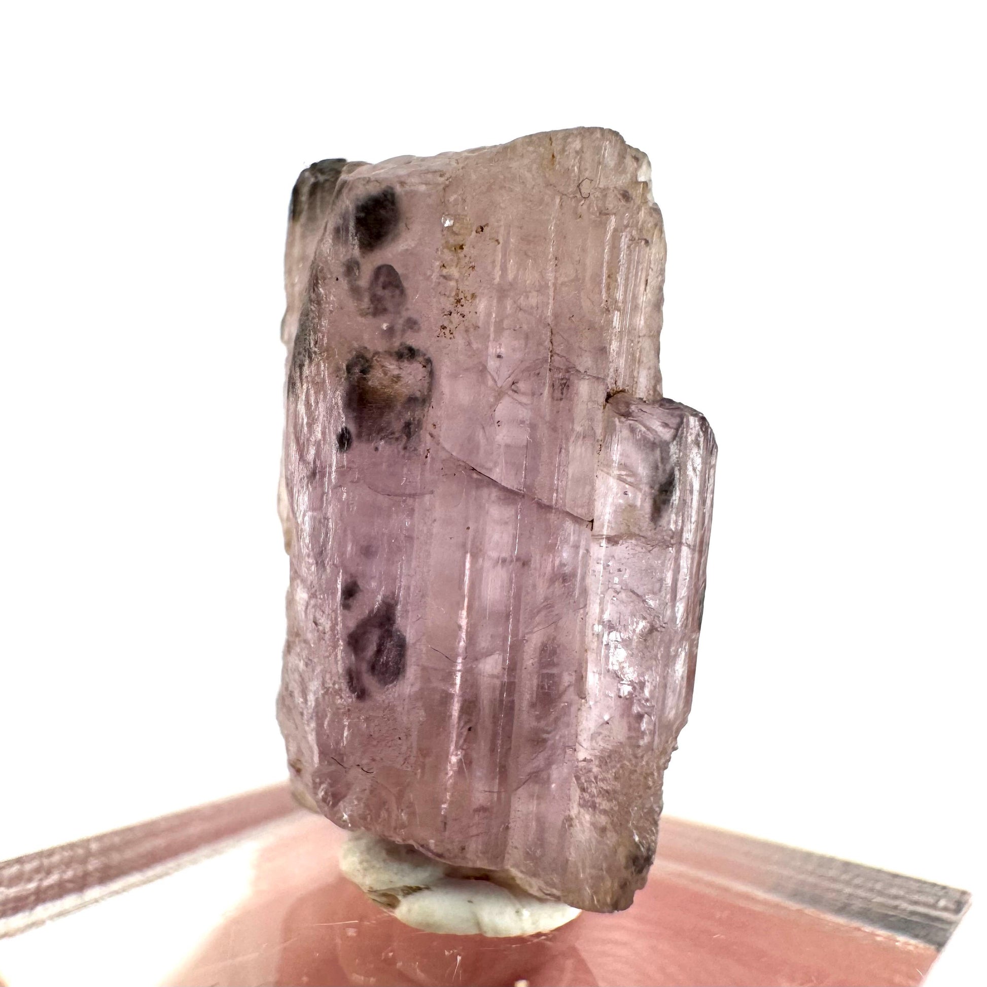 Scapolite var. Marialite (Afghanistan), purple scapolite, terminated scapolite crystal, mineral specimen, rare gems