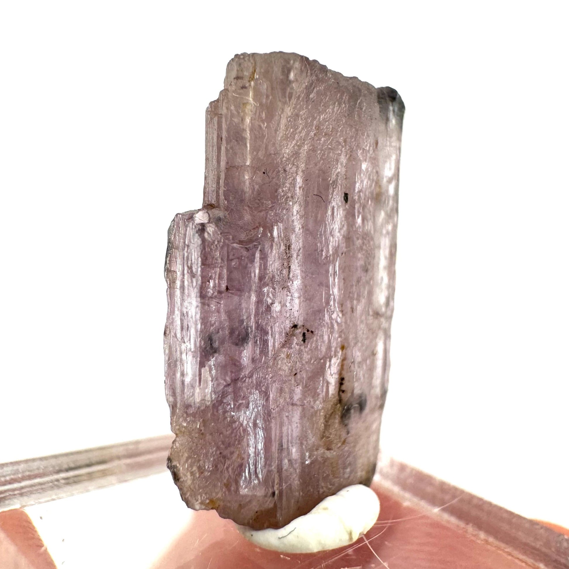 Scapolite var. Marialite (Afghanistan), purple scapolite, terminated scapolite crystal, mineral specimen, rare gems