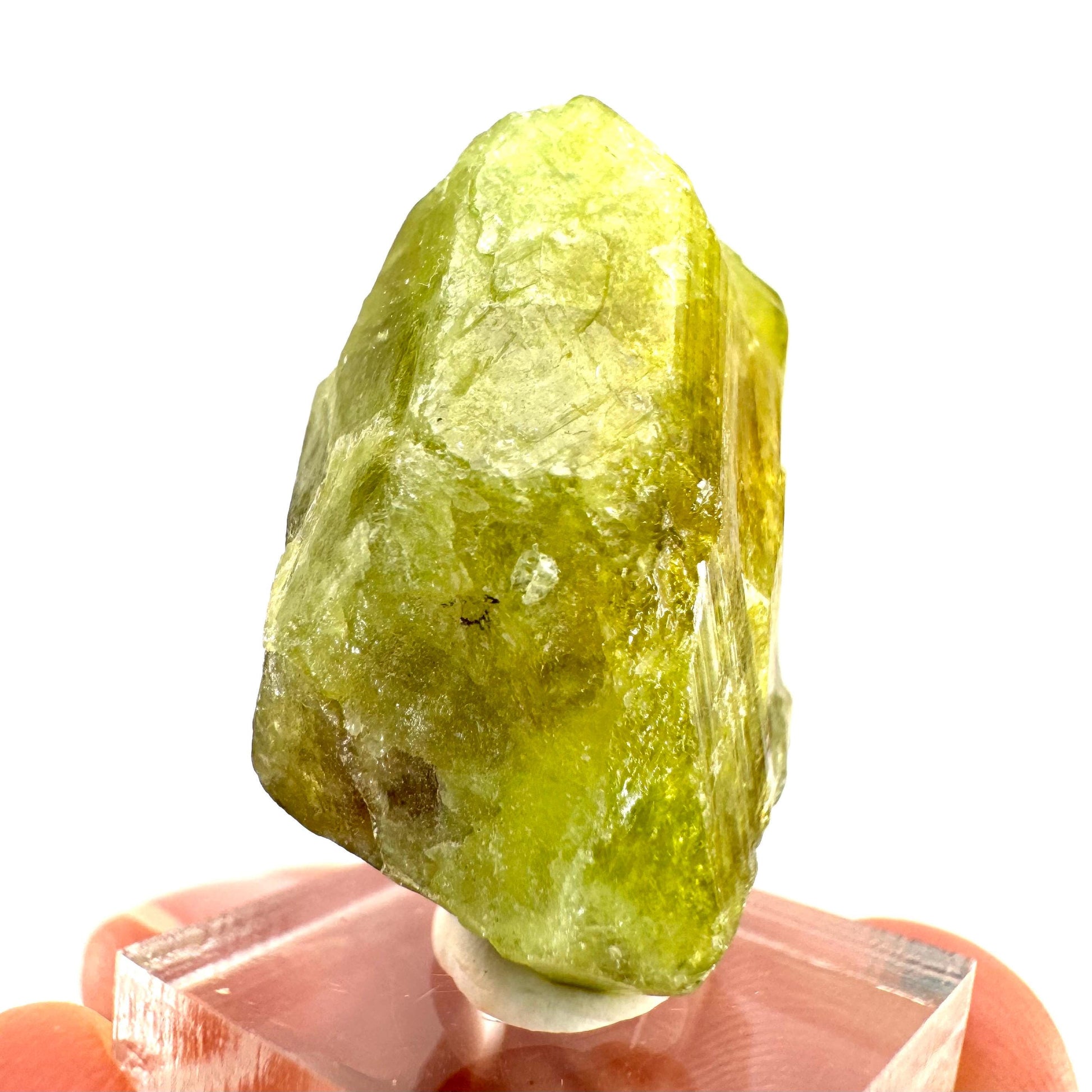 Andradite-Grossular Garnet (Mali) | green garnet, raw garnet crystal, grossular garnet crystal, raw green garnet, mineral specimen, crystals