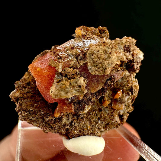 Wulfenite Specimen (Arizona, USA), raw wulfenite, orange wulfenite