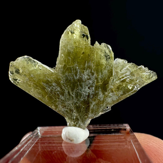 Chrysoberyl (Madagascar) | Yellow Chrysoberyl Specimen, raw chrysoberyl, rare minerals, mineral specimen, rare crystals