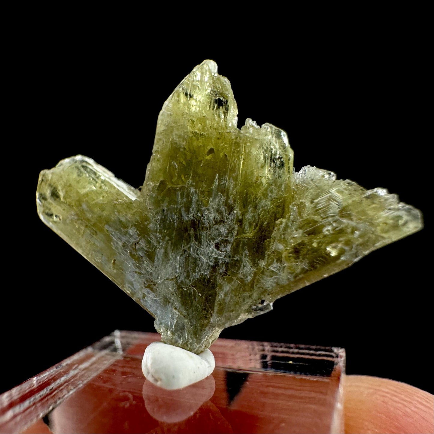 Chrysoberyl (Madagascar) | Yellow Chrysoberyl Specimen, raw chrysoberyl, rare minerals, mineral specimen, rare crystals