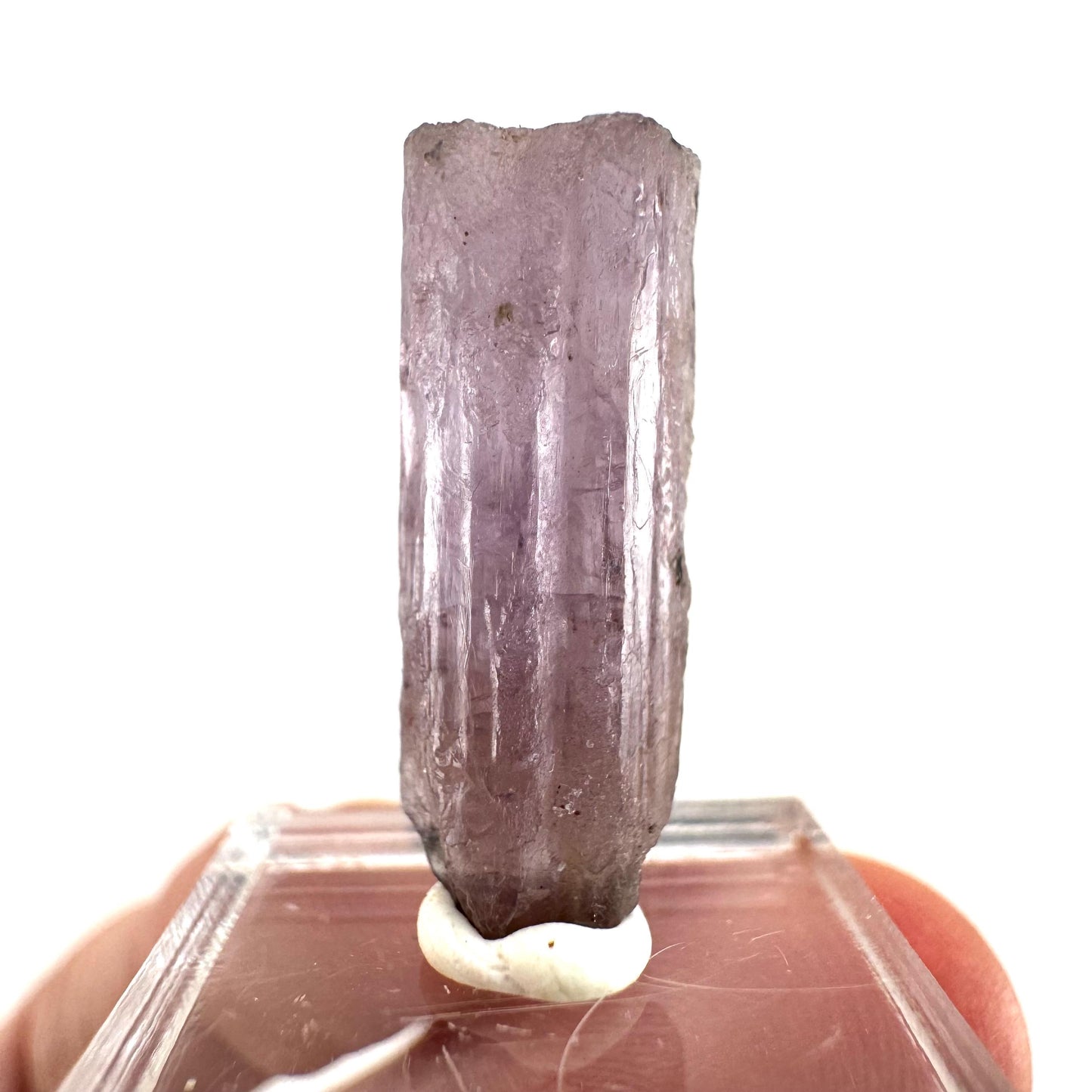 Scapolite var. Marialite (Afghanistan), purple scapolite, terminated scapolite crystal, mineral specimen, rare gems