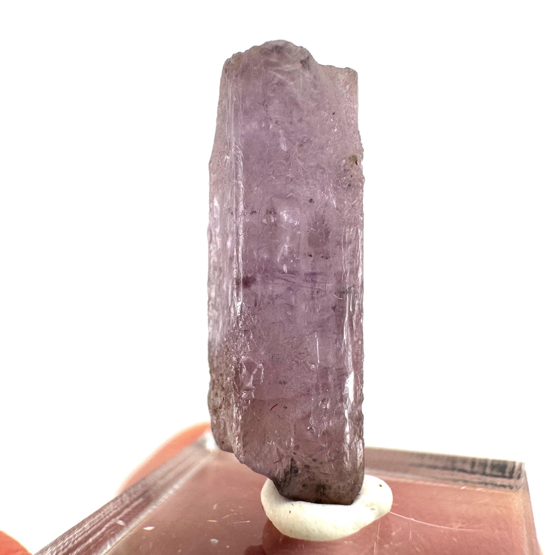 Scapolite var. Marialite (Afghanistan), purple scapolite, terminated scapolite crystal, mineral specimen, rare gems