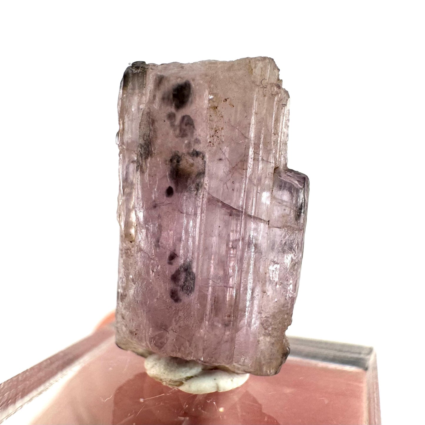 Scapolite var. Marialite (Afghanistan), purple scapolite, terminated scapolite crystal, mineral specimen, rare gems