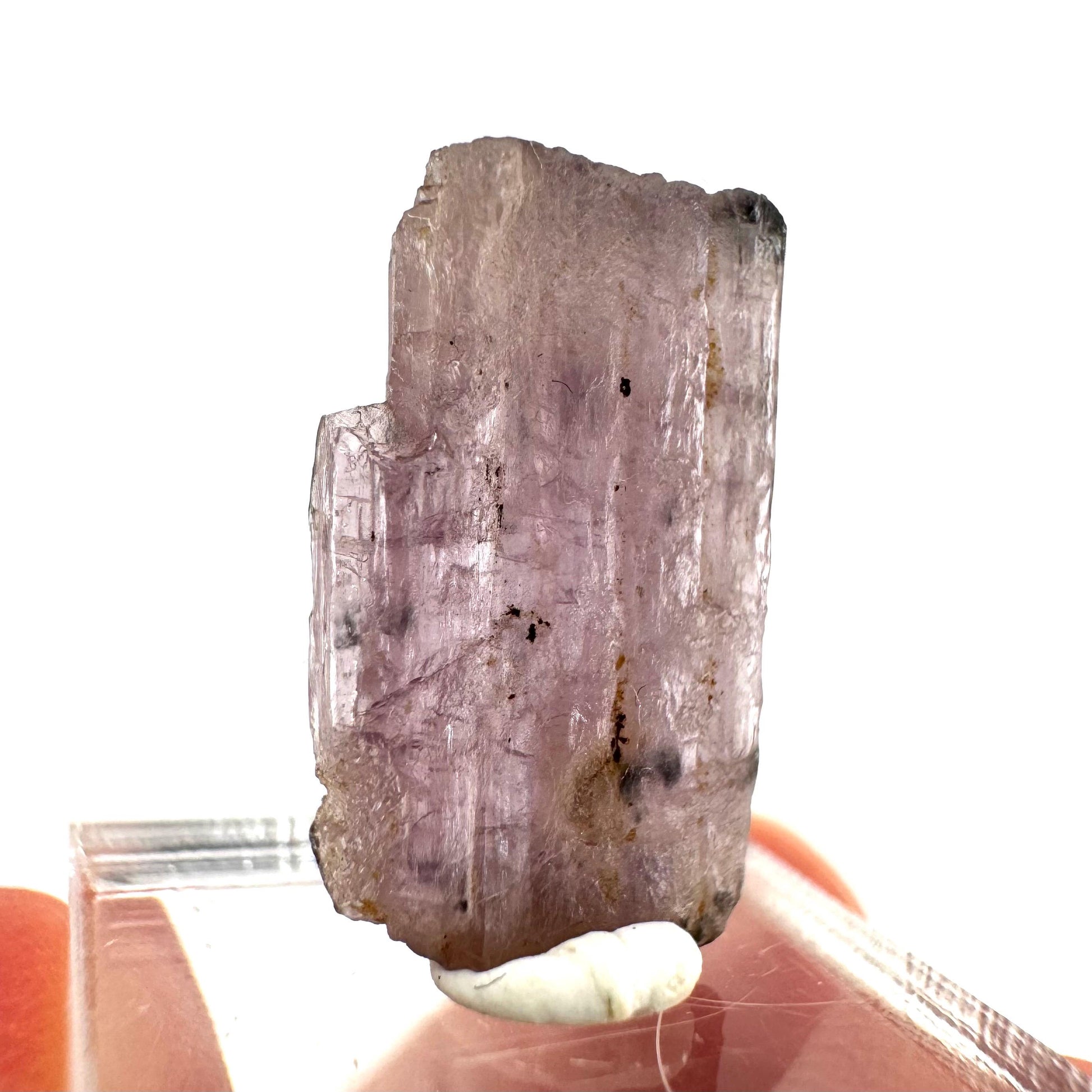 Scapolite var. Marialite (Afghanistan), purple scapolite, terminated scapolite crystal, mineral specimen, rare gems