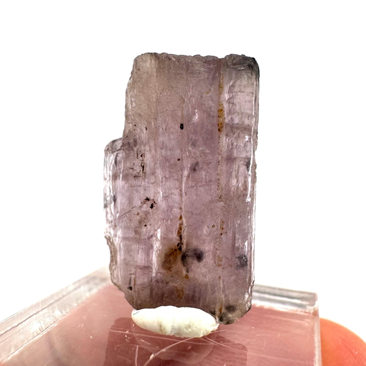 Scapolite var. Marialite (Afghanistan), purple scapolite, terminated scapolite crystal, mineral specimen, rare gems