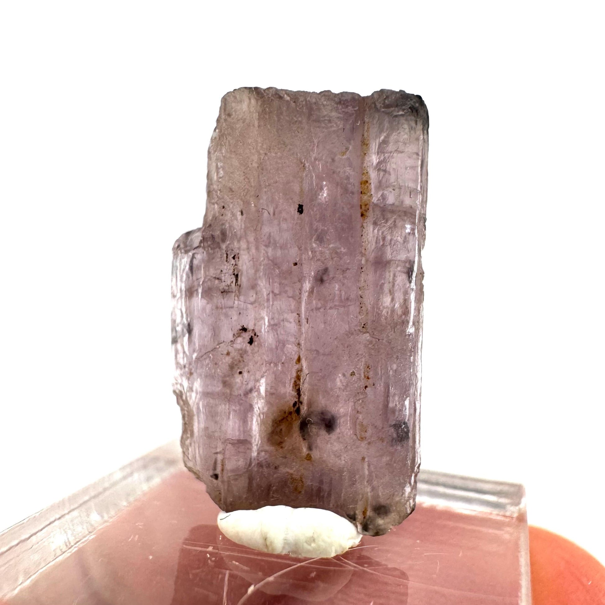 Scapolite var. Marialite (Afghanistan), purple scapolite, terminated scapolite crystal, mineral specimen, rare gems