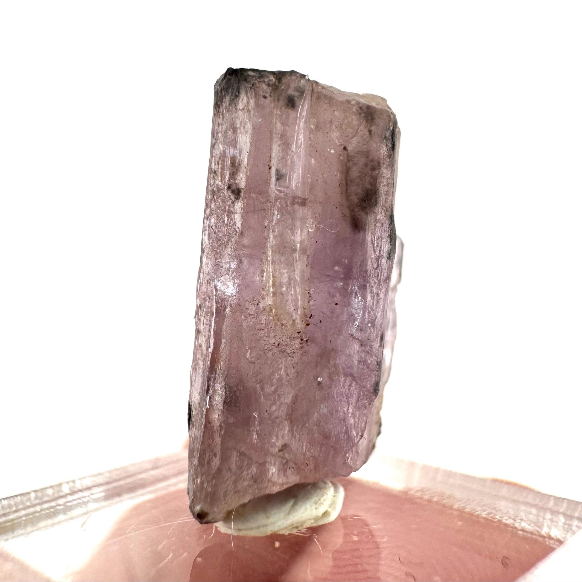 Scapolite var. Marialite (Afghanistan), purple scapolite, terminated scapolite crystal, mineral specimen, rare gems