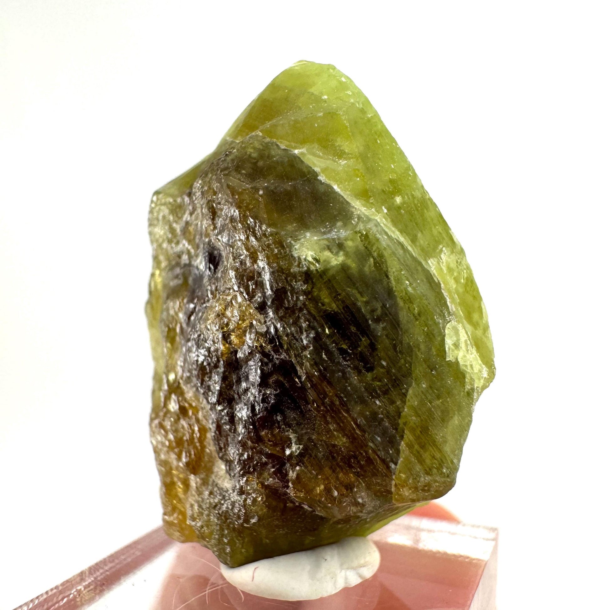 Andradite-Grossular Garnet (Mali) | green garnet, raw garnet crystal, grossular garnet crystal, raw green garnet, mineral specimen, crystals