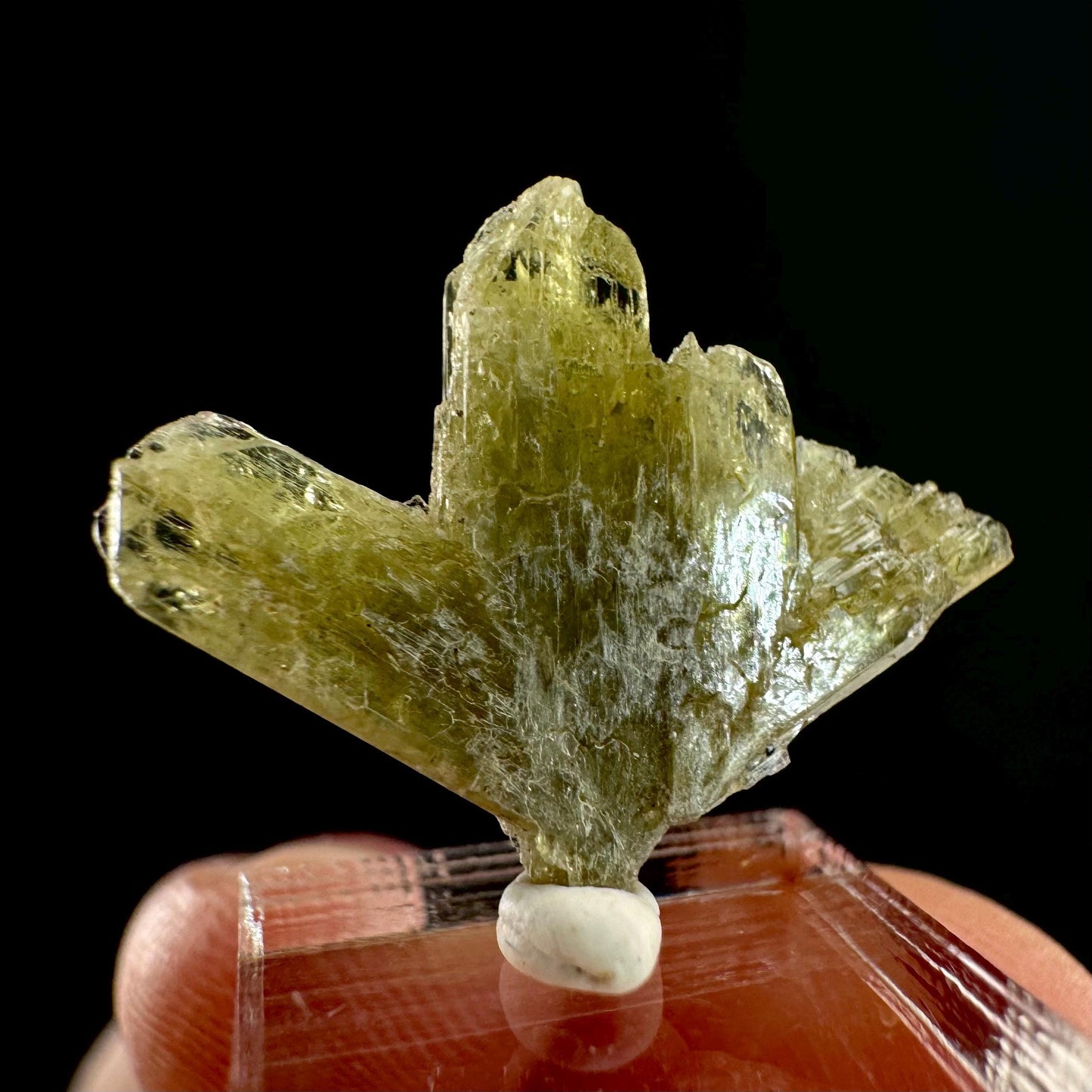 Chrysoberyl (Madagascar) | Yellow Chrysoberyl Specimen, raw chrysoberyl, rare minerals, mineral specimen, rare crystals