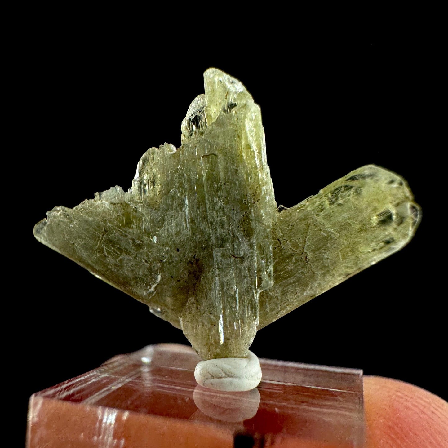 Chrysoberyl (Madagascar) | Yellow Chrysoberyl Specimen, raw chrysoberyl, rare minerals, mineral specimen, rare crystals