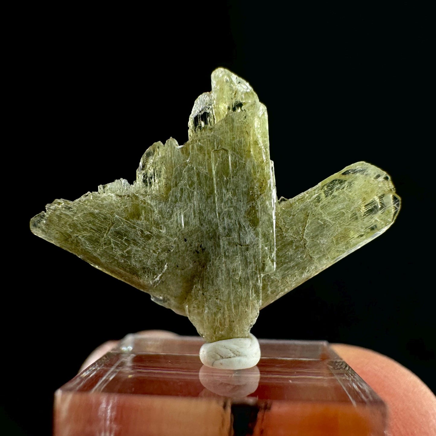 Chrysoberyl (Madagascar) | Yellow Chrysoberyl Specimen, raw chrysoberyl, rare minerals, mineral specimen, rare crystals