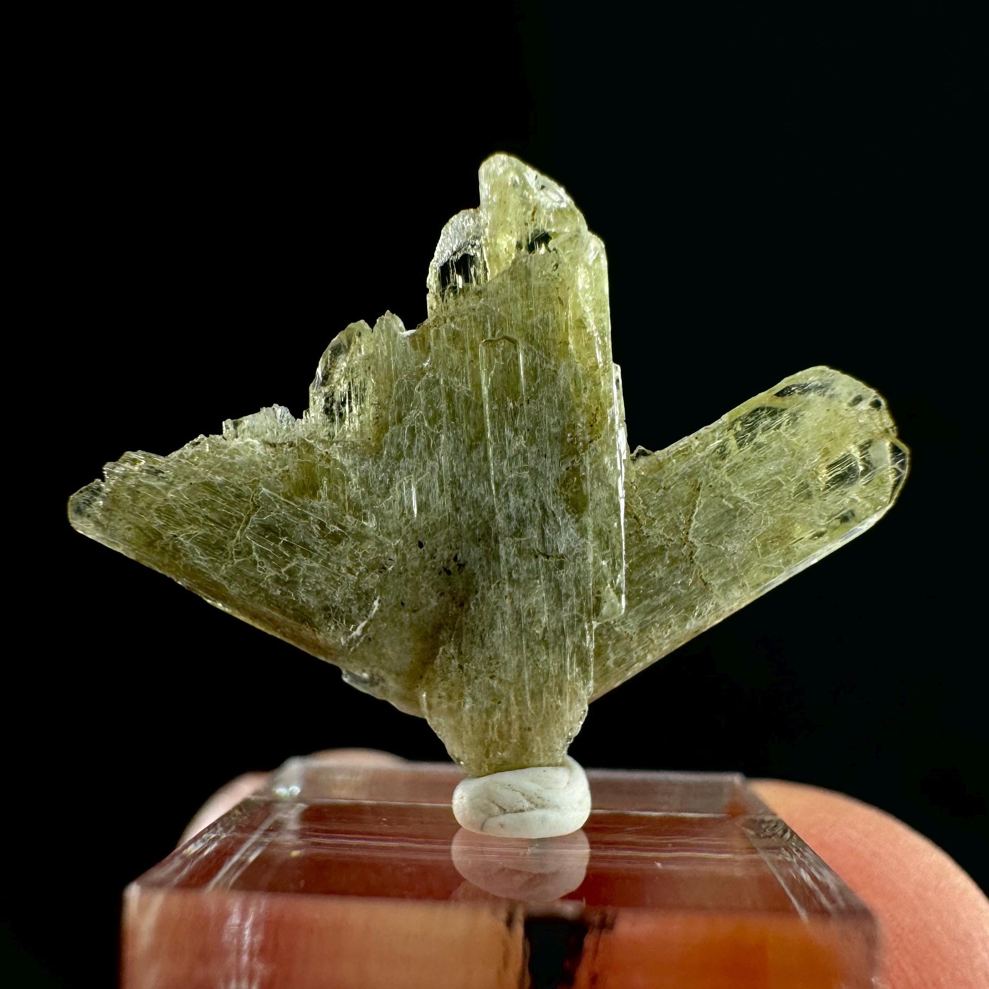 Chrysoberyl (Madagascar) | Yellow Chrysoberyl Specimen, raw chrysoberyl, rare minerals, mineral specimen, rare crystals