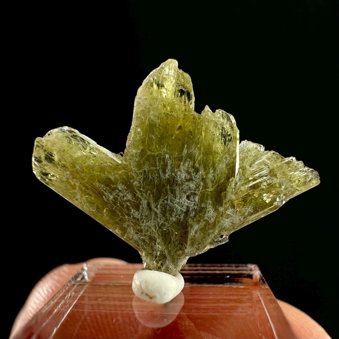 Chrysoberyl (Madagascar) | Yellow Chrysoberyl Specimen, raw chrysoberyl, rare minerals, mineral specimen, rare crystals