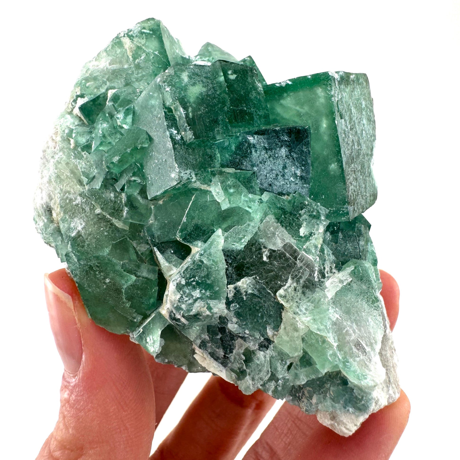 Green Cubic Fluorite (Madagascar) | fluorite cluster, raw fluorite, green fluorite, fluorite crystal