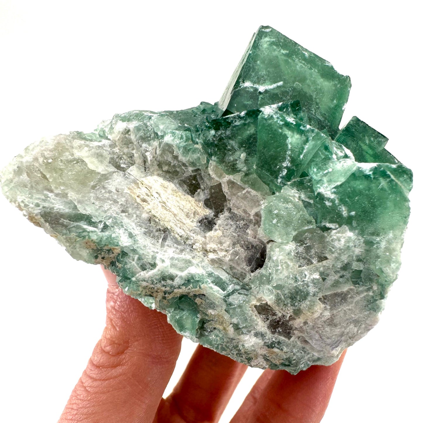 Green Cubic Fluorite (Madagascar) | fluorite cluster, raw fluorite, green fluorite, fluorite crystal