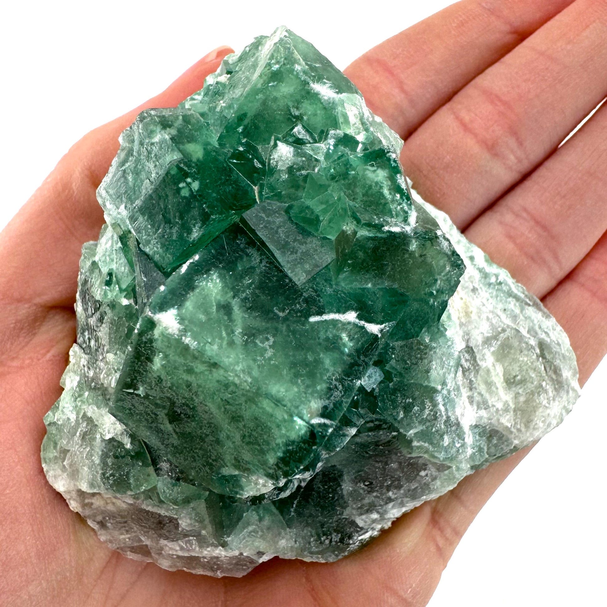 Green Cubic Fluorite (Madagascar) | fluorite cluster, raw fluorite, green fluorite, fluorite crystal
