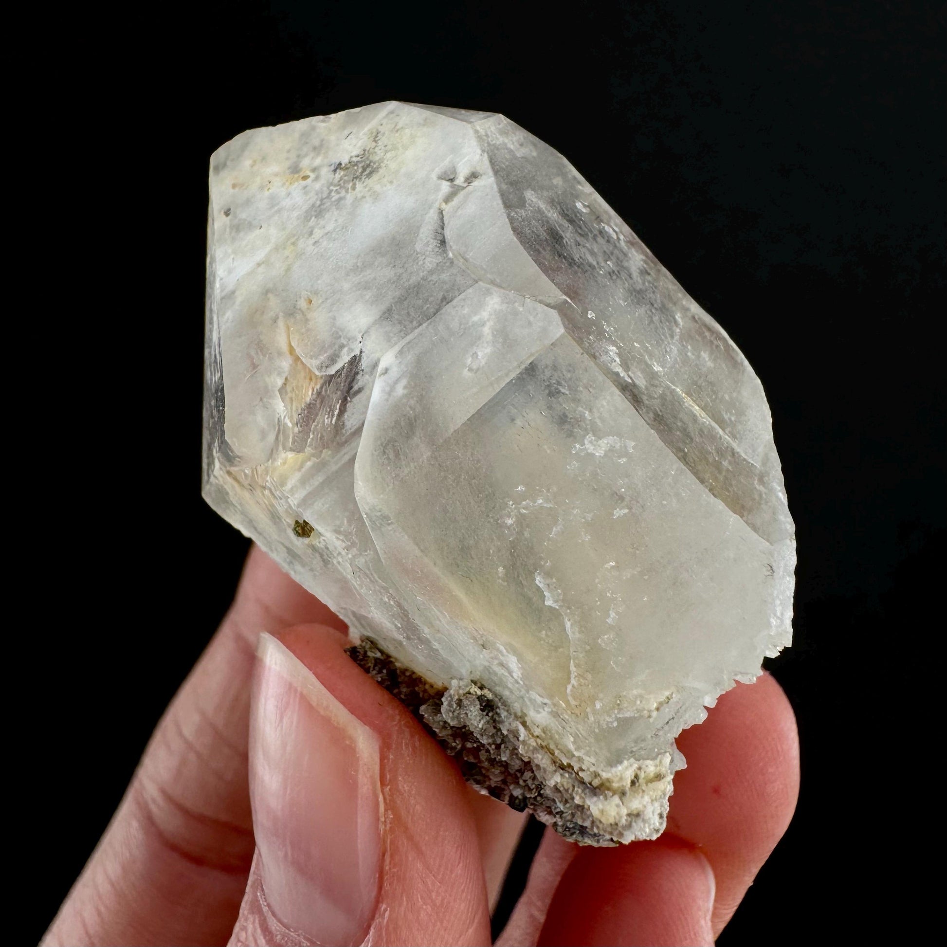 Yellow Bone Quartz & Epidote (Pakistan) | bone quartz, epidote quartz, green epidote, mango quartz