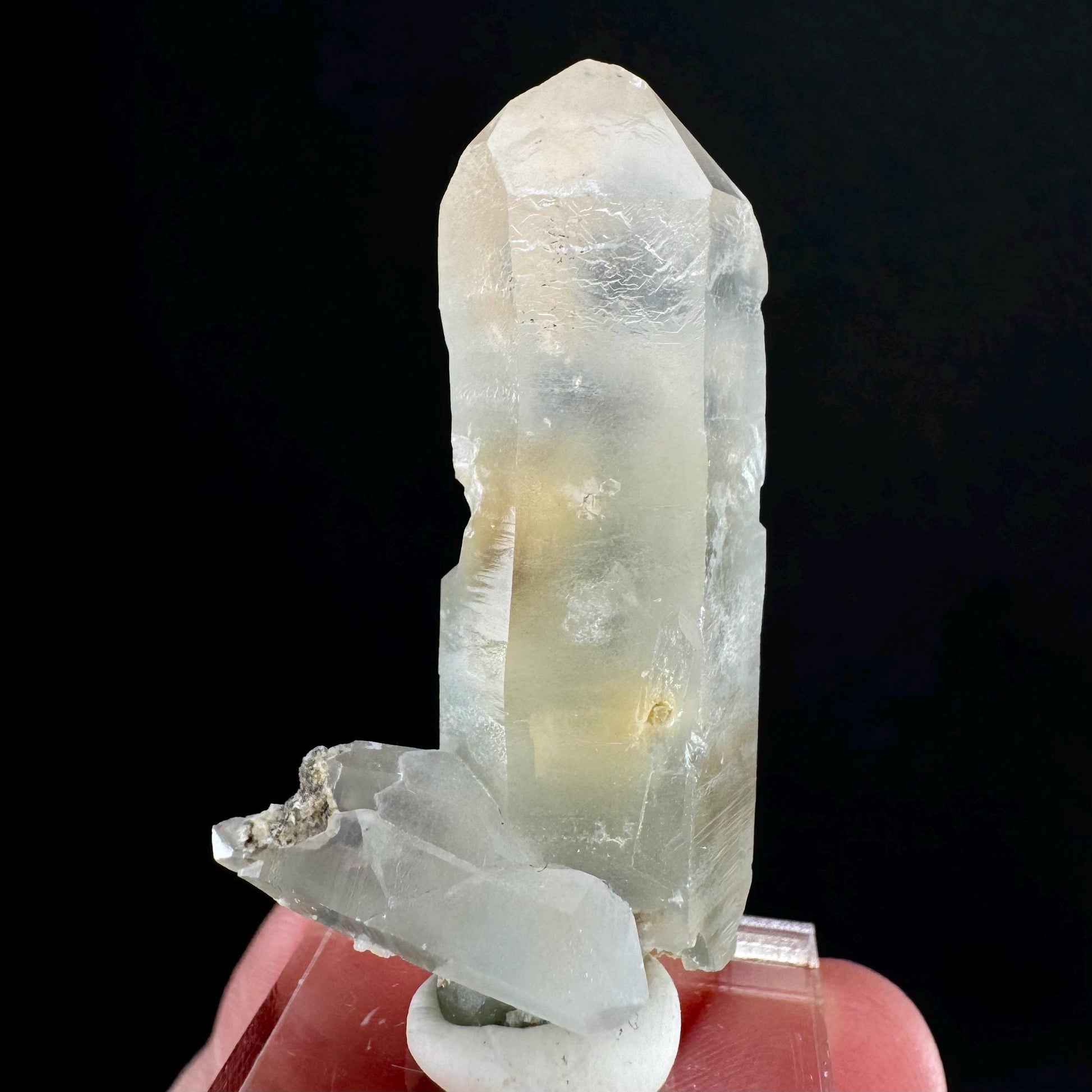 Yellow Bone Quartz & Epidote (Pakistan) | bone quartz, epidote quartz, green epidote, mango quartz