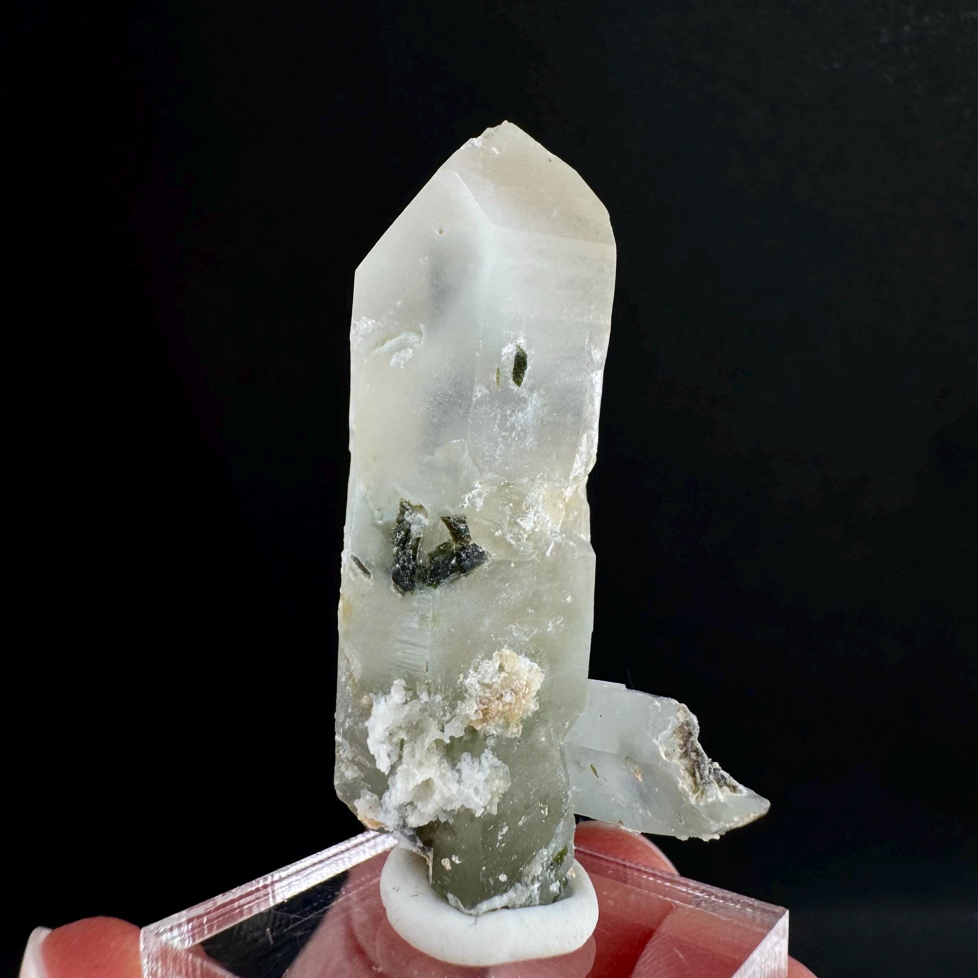 Yellow Bone Quartz & Epidote (Pakistan) | bone quartz, epidote quartz, green epidote, mango quartz