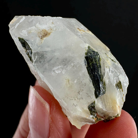 Yellow Bone Quartz & Epidote (Pakistan) | bone quartz, epidote quartz, green epidote, mango quartz