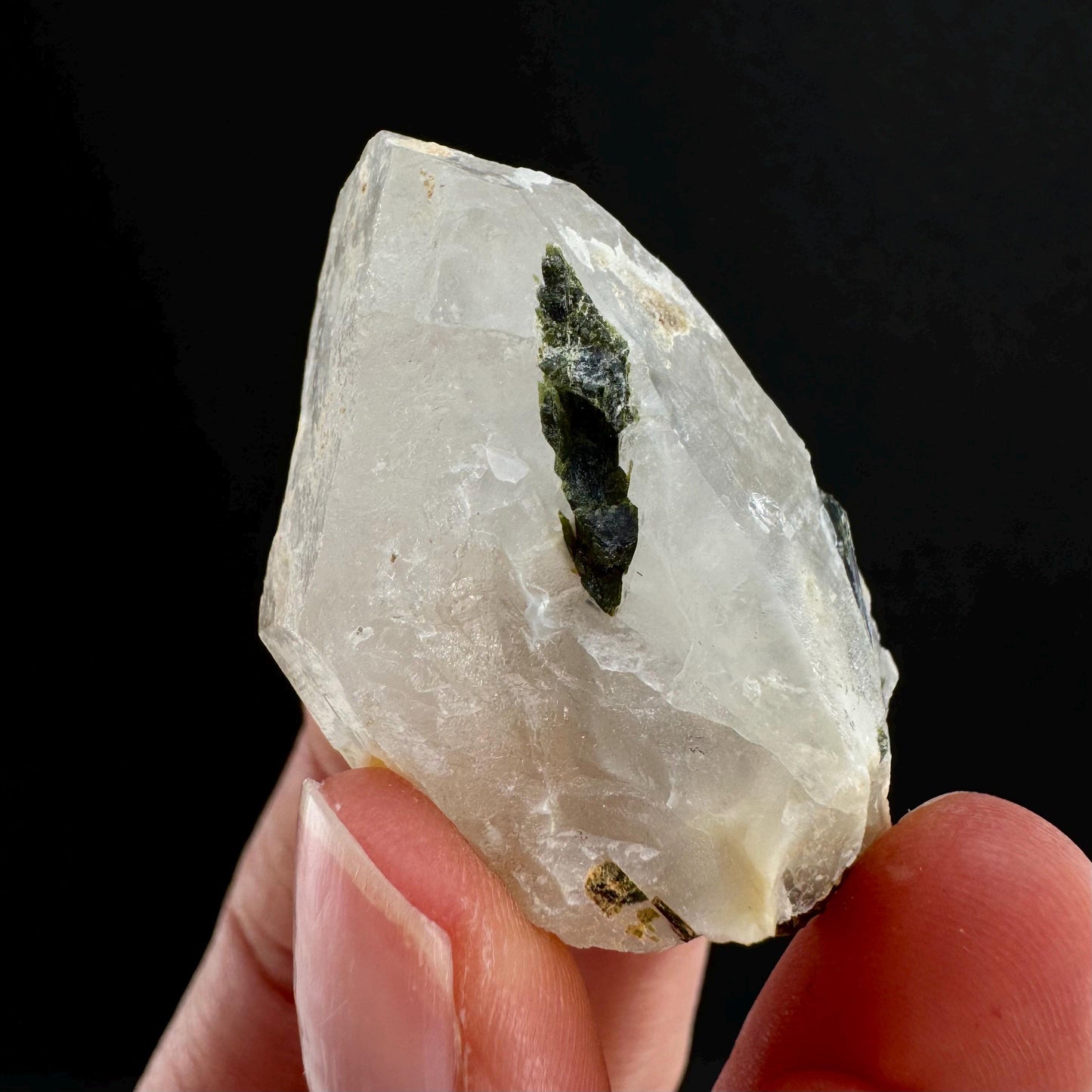 Yellow Bone Quartz & Epidote (Pakistan) | bone quartz, epidote quartz, green epidote, mango quartz