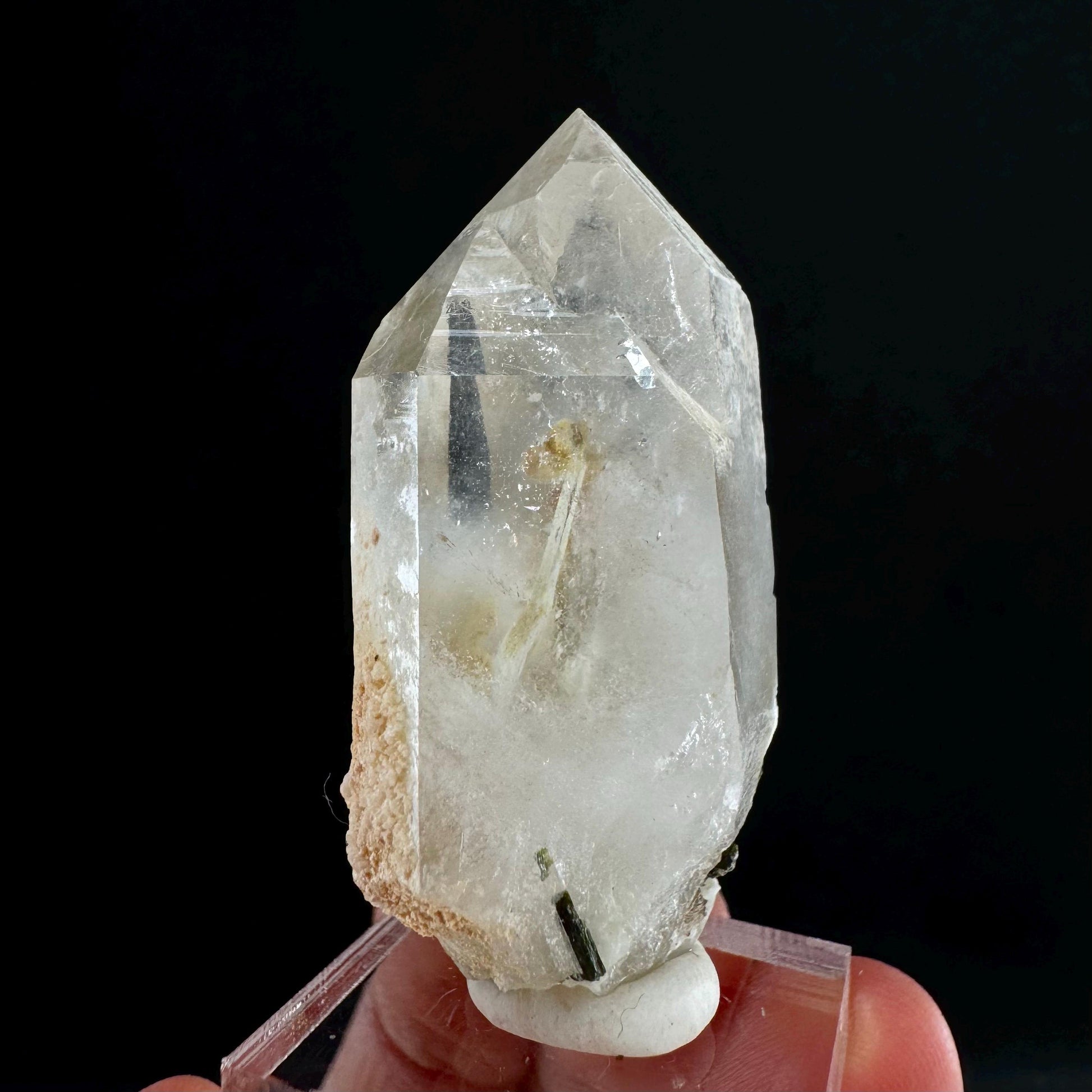 Yellow Bone Quartz & Epidote (Pakistan) | bone quartz, epidote quartz, green epidote, mango quartz