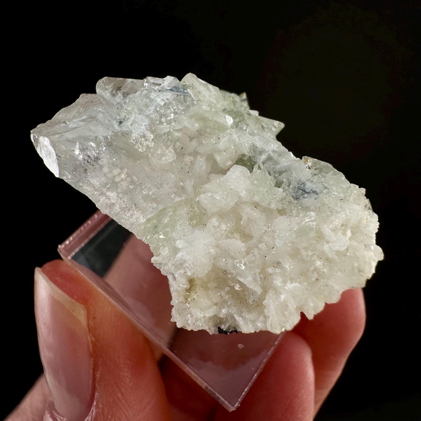 Rare! Herderite, Quartz with Black Tourmaline on Albite (Pakistan) | green herderite crystal, natural crystals, herderite on matrix