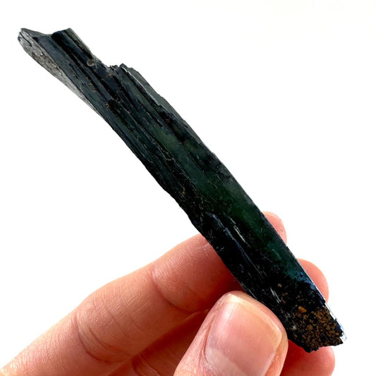 Vivianite Crystal (Brazil) | raw vivianite, natural vivianite, green vivianite, mineral specimen, crystals, vivianite blade