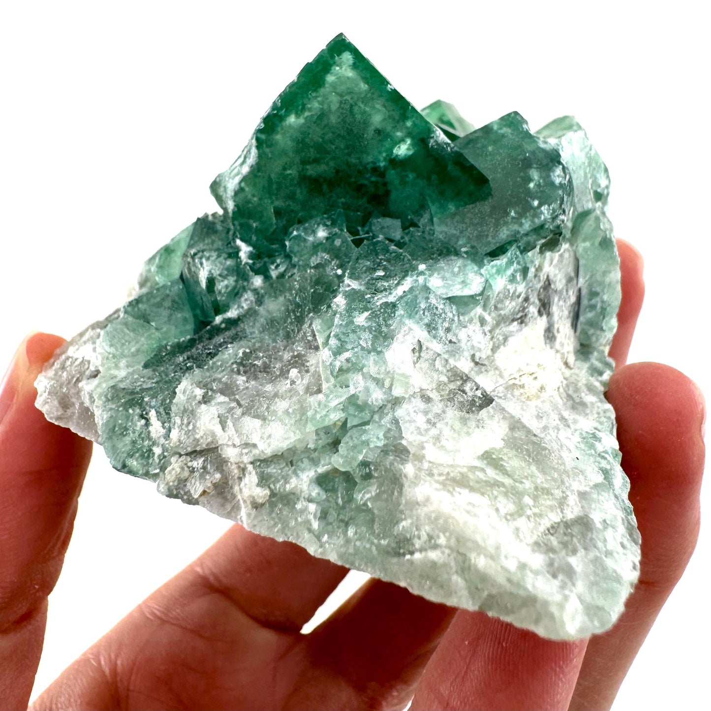 Green Cubic Fluorite (Madagascar) | fluorite cluster, raw fluorite, green fluorite, fluorite crystal