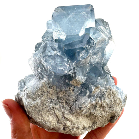Celestite cluster, raw celestite, celestite geode, celestite crystal, natural celestite, crystal cluster